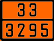 Оранжевая табличка по ДОПОГ 33/3295 (углеводороды жидкие)