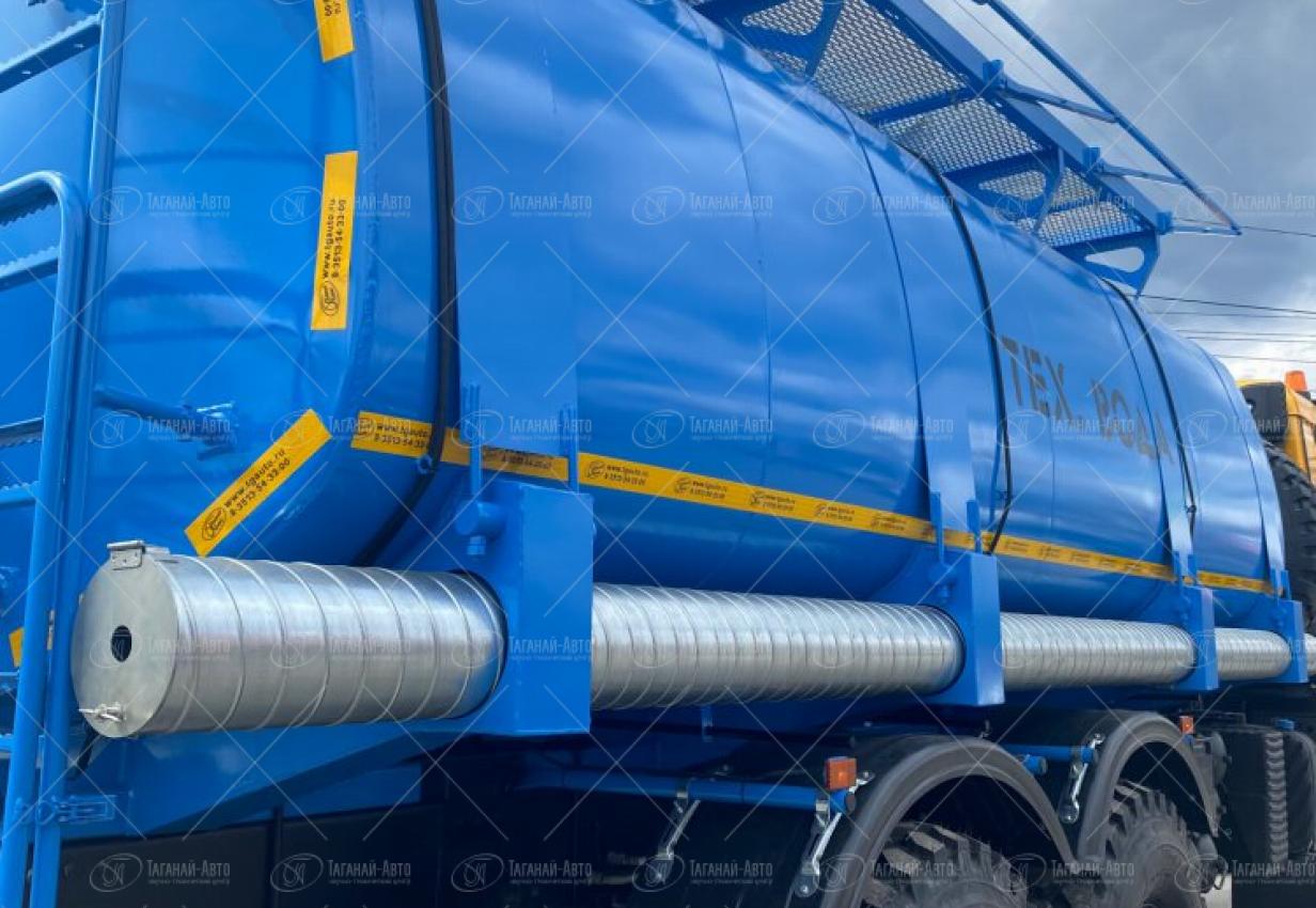 Автоцистерна для перевозки технических жидкостей АЦВ-20/3 на шасси Камаз 65222-53 купить от производителя