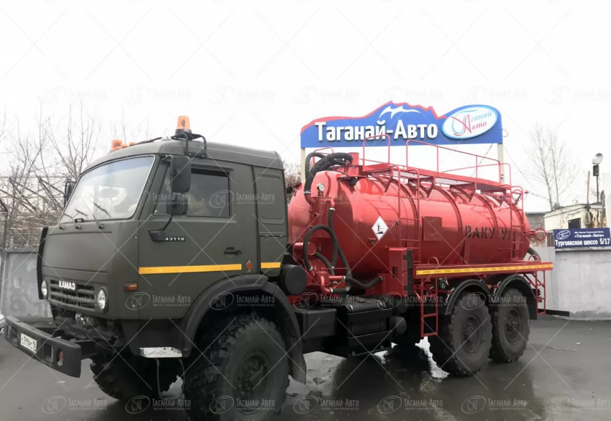 Автоцистерна вакуумная АКН-10 Камаз 43118-50 КО-505 купить от производителя
