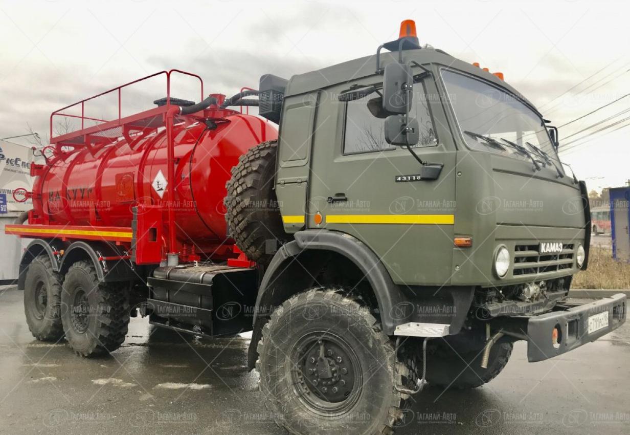 Автоцистерна вакуумная АКН-10 Камаз 43118-50 КО-505 купить от производителя