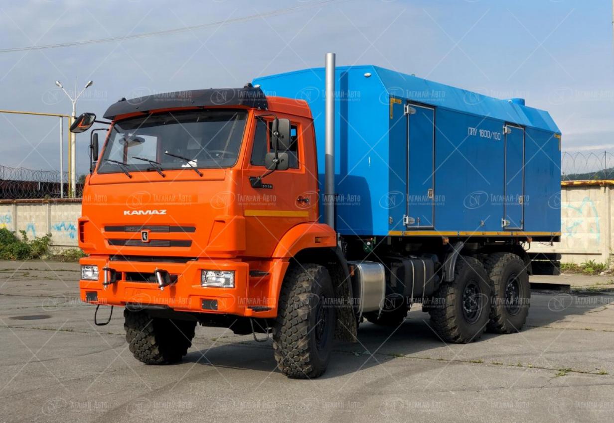 Передвижная паровая установка ППУА-1600/100 КамАЗ 43118 купить от производителя