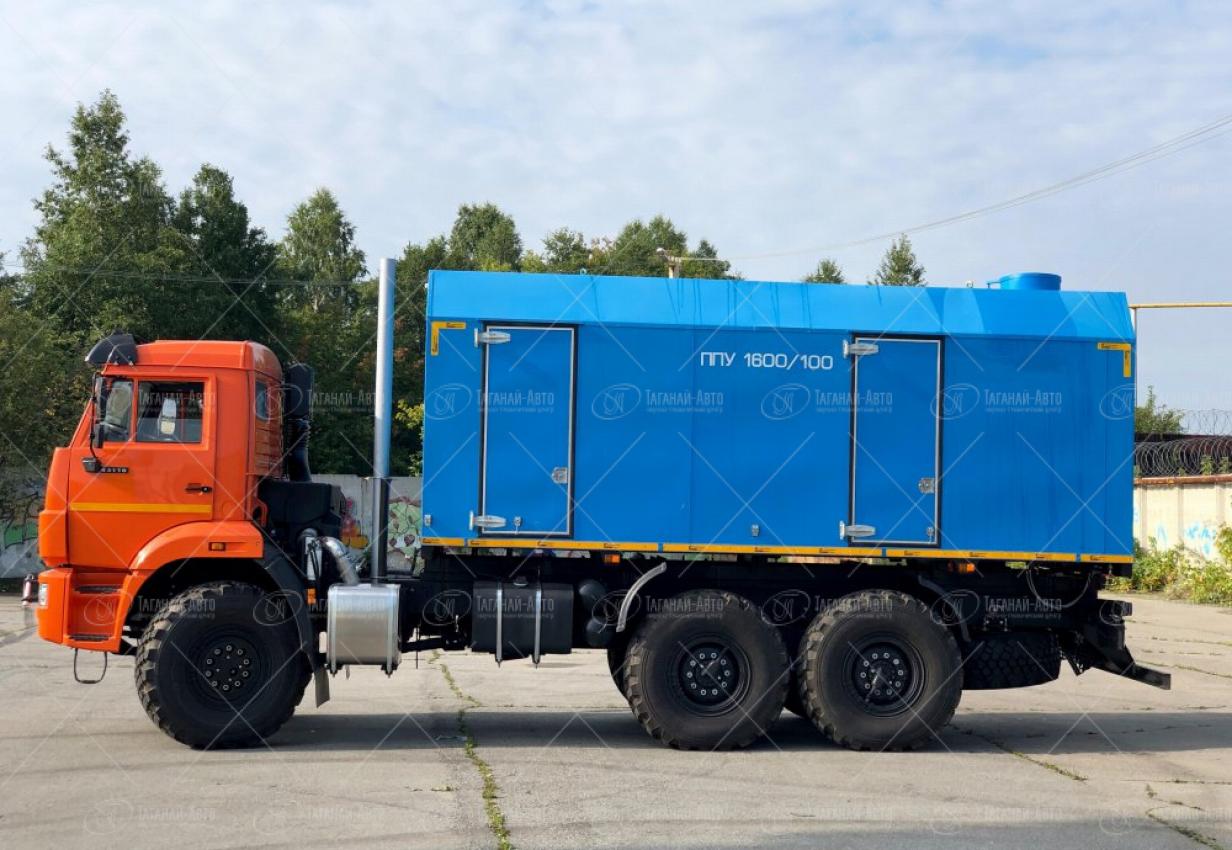 Передвижная паровая установка ППУА-1600/100 КамАЗ 43118 купить от производителя