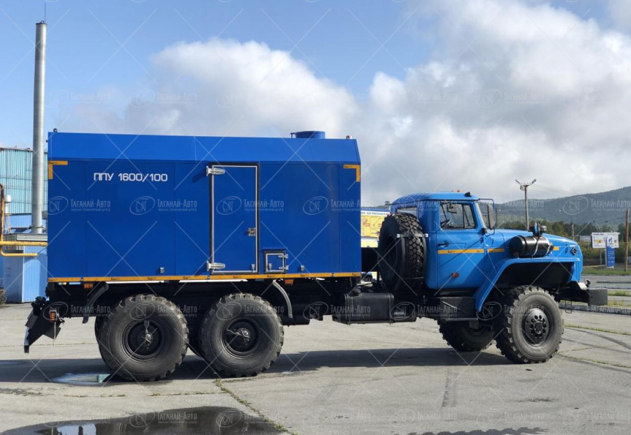 Передвижная паровая установка ППУА-1600/100 Урал 5557-60Е5 купить от производителя