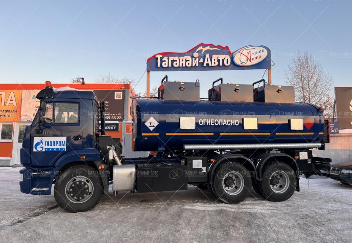 Автотопливозаправщик АТЗ-15/3 на шасси Камаз 65115-50 (насос СЦЛ-01А) купить от производителя