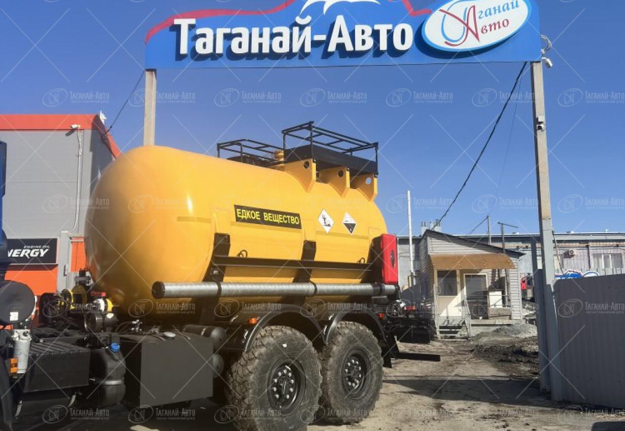 Автоцистерна для перевозки кислоты АЦ-10 на шасси Камаз 43118-50 купить от производителя