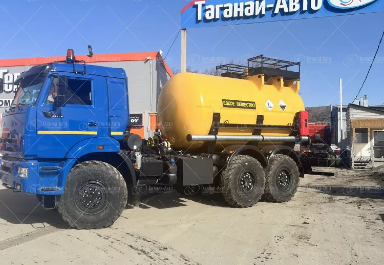 Автоцистерна для перевозки кислоты АЦ-10 на шасси Камаз 43118-50 купить от производителя