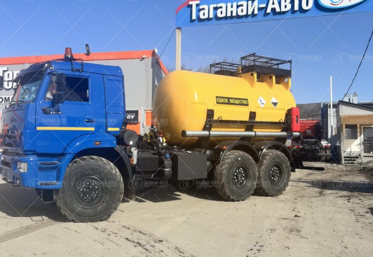 Автоцистерна для перевозки кислоты АЦ-10 на шасси Камаз 43118-50 купить от производителя