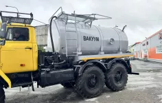Вакуумная машина МВ-8 на шасси Урал 4320 (насос КО-505)