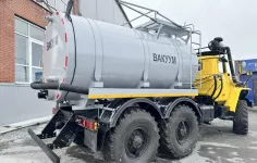 Вакуумная машина МВ-8 на шасси Урал 4320 (насос КО-505)