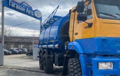 Автоцистерна для перевозки технических жидкостей АЦВ-20/3 на шасси Камаз 65222-53 купить от производителя