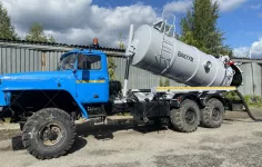 Машина вакуумная самосвальная МВС-10 на шасси Урал 4320-60Е5 купить от производителя