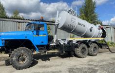 Машина вакуумная самосвальная МВС-10 на шасси Урал 4320-60Е5 купить от производителя