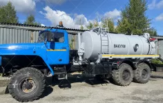 Машина вакуумная самосвальная МВС-10 на шасси Урал 4320-60Е5 купить от производителя