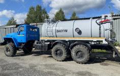 Машина вакуумная самосвальная МВС-10 на шасси Урал 4320-60Е5 купить от производителя