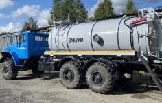 Машина вакуумная самосвальная МВС-10 на шасси Урал 4320-60Е5 купить от производителя
