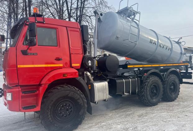 Вакуумная машина самосвальная МВС-10 Камаз 43118-50 купить от производителя