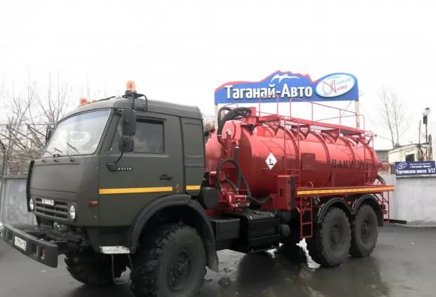 Автоцистерна вакуумная АКН-10 Камаз 43118-50 КО-505 купить от производителя